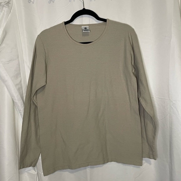 Columbia Tops - Columbia dark cream 100% cotton long sleeved top​​​​​​​​